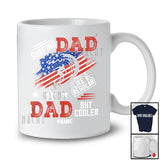 Personalized Custom Name Surfing Dad Definition Cooler; Joyful Father's Day Vintage US Flag T-Shirt