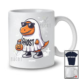 Personalized Custom Name T-Rex Boo Ghost Cosplay; Lovely Halloween T-Rex Sunglasses; Family T-Shirt