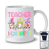 Personalized Custom Name Teacher And I Gnomes It; Awesome Easter Egg Three Gnomes; Jobs T-Shirt