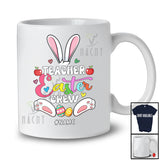 Personalized Custom Name Teacher Easter Crew; Adorable Easter Bunny Ears; Family T-Shirt