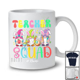 Personalized Custom Name Teacher Squad; Awesome Easter Three Bunny Gnomes; Egg Hunting T-Shirt