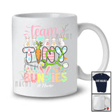 Personalized Custom Name Team Tiny Bunnies; Amazing Easter Bunny Colorful Easter Eggs; Family T-Shirt
