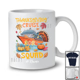 Personalized Custom Name Thanksgiving Cruise 2026 Squad; Lovely Turkey Cruise Ship; Friends Family T-Shirt
