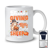 Personalized Custom Name Thanksgiving With My Little Cute Sheep; Lovely Fall Roast Turkey T-Shirt