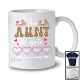 Personalized Custom Name This Aunt Belongs To, Lovely Mother's Day Leopard Flowers, Family T-Shirt