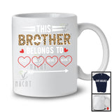 Personalized Custom Name This Brother Belongs To, Lovely Father's Day Leopard, Family Group T-Shirt