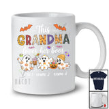 Personalized Custom Name This Grandma Loves Her Boos; Lovely Halloween Three Ghost; Family T-Shirt