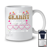 Personalized Custom Name This Granny Belongs To, Lovely Mother's Day Leopard Flowers, Family T-Shirt