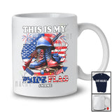 Personalized Custom Name This Is My Pride Flag; Proud 4th of July Veteran Boots; Patriotic T-Shirt