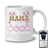 Personalized Custom Name This Mama Belongs To, Lovely Mother's Day Leopard Flowers, Family T-Shirt