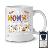 Personalized Custom Name This Mommy Loves Her Boos; Lovely Halloween Three Ghost; Family T-Shirt