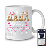 Personalized Custom Name This Nana Belongs To, Lovely Mother's Day Leopard Flowers, Family T-Shirt