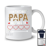 Personalized Custom Name This Papa Belongs To, Lovely Father's Day Leopard, Family Group T-Shirt