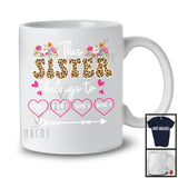 Personalized Custom Name This Sister Belongs To, Lovely Mother's Day Leopard Flowers, Family T-Shirt