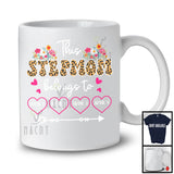Personalized Custom Name This Stepmom Belongs To, Lovely Mother's Day Leopard Flowers T-Shirt