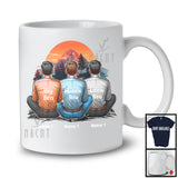 Personalized Custom Name Three Brothers, Happy Father's Day Mother's Day Siblings Cousin T-Shirt