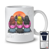 Personalized Custom Name Three Sisters, Happy Father's Day Mother's Day Siblings Cousin T-Shirt