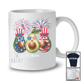 Personalized Custom Name Three Sunglasses Avocado; Lovely 4th Of July Patriotic Fruits Vegan T-Shirt