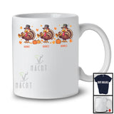 Personalized Custom Name Three Turkeys Playing Trumpet; Lovely Thanksgiving Trumpet Group T-Shirt