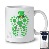Personalized Custom Name Tooth Shamrocks Shape; Fantastic St. Patrick's Day Lucky Dentist T-Shirt