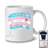 Personalized Custom Name Trans Right Human Right; Amazing LGBTQ Transgender Flag; Vintage T-Shirt