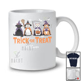 Personalized Custom Name Trick Or Treat; Horror Halloween Four Witch Cat Owner Lover T-Shirt