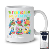 Personalized Custom Name Tropical Bird Energy; Amazing Summer Vacation Parrot Cosplay T-Shirt