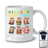 Personalized Custom Name Tropical Rodent Energy; Amazing Summer Vacation Beaver Cosplay T-Shirt