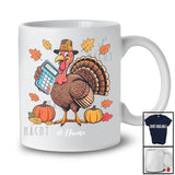 Personalized Custom Name Turkey Accountant; Amusing Thanksgiving Fall Leaf Pumpkin; Proud Job T-Shirt