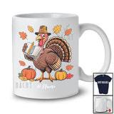 Personalized Custom Name Turkey Assistant Teacher; Amusing Thanksgiving Fall Leaf Pumpkin; Job T-Shirt