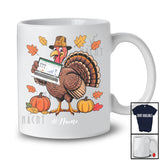 Personalized Custom Name Turkey IT Manager; Amusing Thanksgiving Fall Leaf Pumpkin; Proud Job T-Shirt