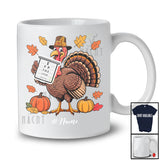 Personalized Custom Name Turkey Optician; Amusing Thanksgiving Fall Leaf Pumpkin; Proud Job T-Shirt