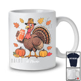 Personalized Custom Name Turkey Pharmacist; Amusing Thanksgiving Fall Leaf Pumpkin; Proud Job T-Shirt