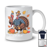 Personalized Custom Name Turkey Plumber; Amusing Thanksgiving Fall Leaf Pumpkin; Proud Job T-Shirt