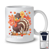 Personalized Custom Name Turkey Pumpkin Face; Humorous Thanksgiving Halloween Fall Tree T-Shirt