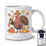 Personalized Custom Name Turkey Teacher; Amusing Thanksgiving Fall Leaf Pumpkin; Proud Job T-Shirt