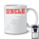 Personalized Custom Name Uncle Est 2024, Amazing Halloween Pregnancy Announcement, Family T-Shirt