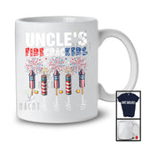 Personalized Custom Name Uncle's Firecrackers, Amazing 4th Of July Fireworks, Patriotic Family T-Shirt