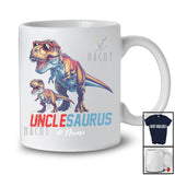 Personalized Custom Name Unclesaurus; Amusing Father's Day Uncle Baby T-Rex Dinosaur; Family T-Shirt