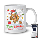 Personalized Custom Name Vegan Christmas Squad, Joyful X-mas Santa Reindeer Ginger, Fruit T-Shirt