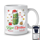 Personalized Custom Name Vegan Christmas Squad, Joyful X-mas Santa Reindeer Pickle, Fruit T-Shirt