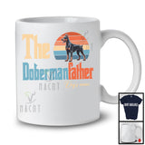 Personalized Custom Name Vintage Dobermannfather, Lovely Father's Day Dobermann, Family T-Shirt