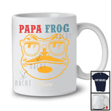 Personalized Custom Name Vintage Frog Papa, Amazing Father's Day Frog Sunglasses, Family T-Shirt