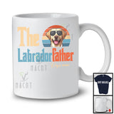 Personalized Custom Name Vintage Labradorfather, Lovely Father's Day Labrador Retriever, Family T-Shirt