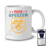 Personalized Custom Name Vintage Opossum Papa, Amazing Father's Day Opossum Sunglasses T-Shirt
