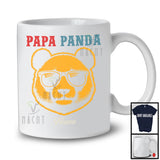 Personalized Custom Name Vintage Panda Papa, Amazing Father's Day Panda Sunglasses, Family T-Shirt