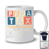 Personalized Custom Name Vintage Papa Tax Definition; Amusing Father's Day Daddy Family Group T-Shirt