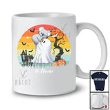 Personalized Custom Name Vintage Retro Boo Hugging Koala; Lovely Halloween Animal Lover T-Shirt