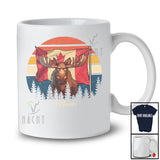 Personalized Custom Name Vintage Retro Canadian Strong Moose; Lovely Canadian Animal Lover T-Shirt