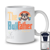 Personalized Custom Name Vintage The Bullfather, Lovely Father's Day Bulldog, Family T-Shirt